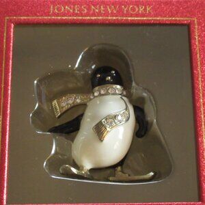 Jones New York Penguin Treasure Box Collector Box NEW in Box